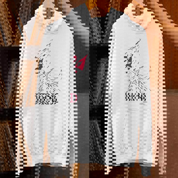 ドロンジョデザインm ホワイト パーカー