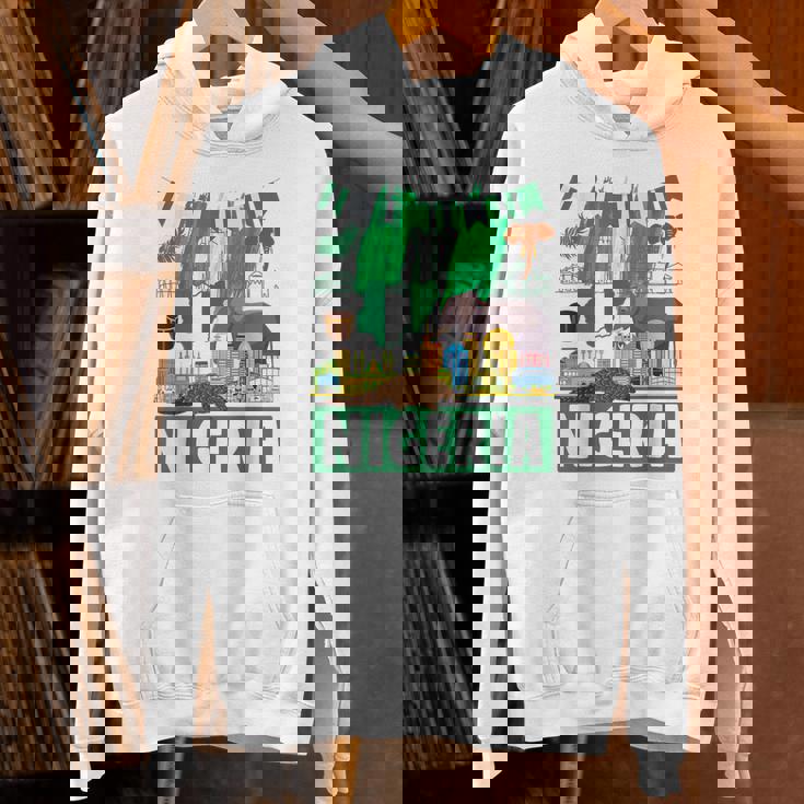 ナイジェリアの服のアイデア キッズ&ノベルティ ナイジェリア国旗 Hoodie