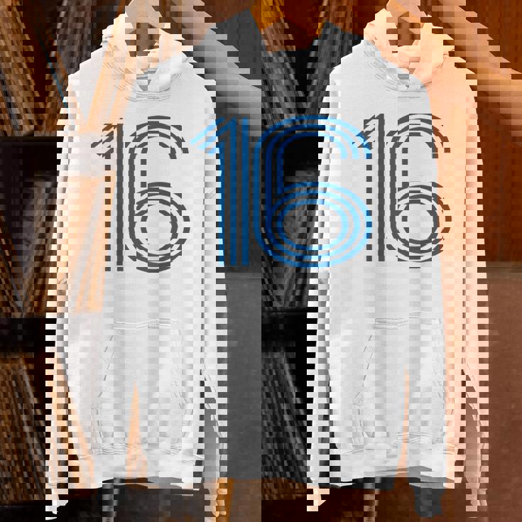 ナンバー16シャツ レトロユニフォーム ヨーロッパスタイル バックプリントジャージ パーカー