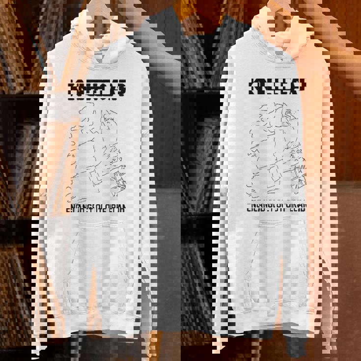 ニーキャップ・イングランドはアイルランドから出て行け 長袖tシャツ パーカー