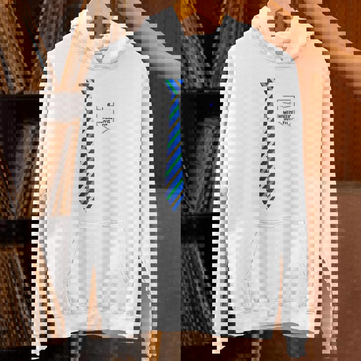 ネクタイで在宅ワーク ホームオフィス・アウトフィット Homeoffice Outfit Hoodie