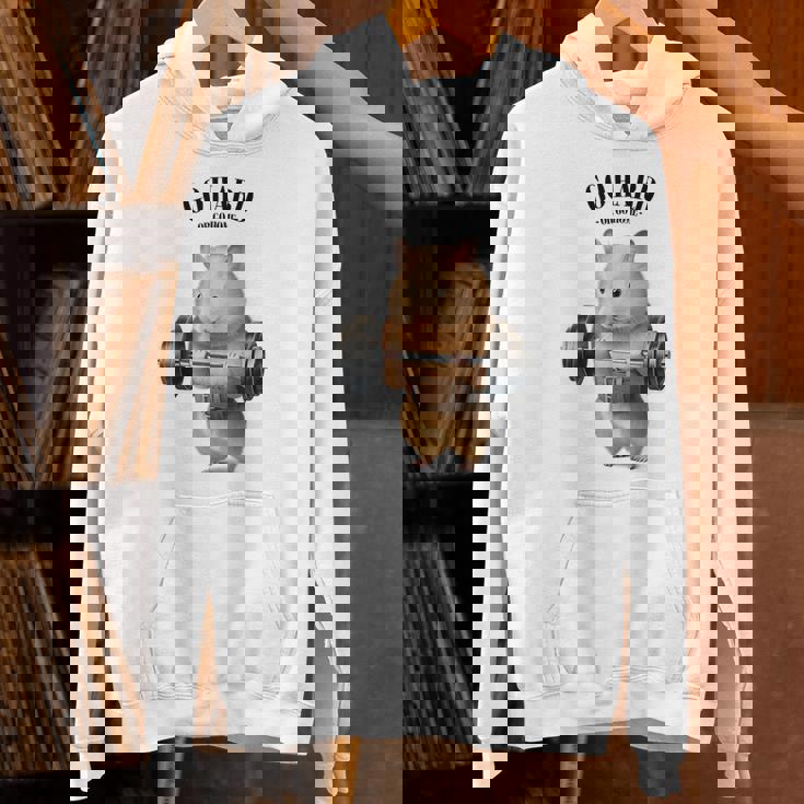 ハムスター ウェイトリフティング フィットネスジム パーカー