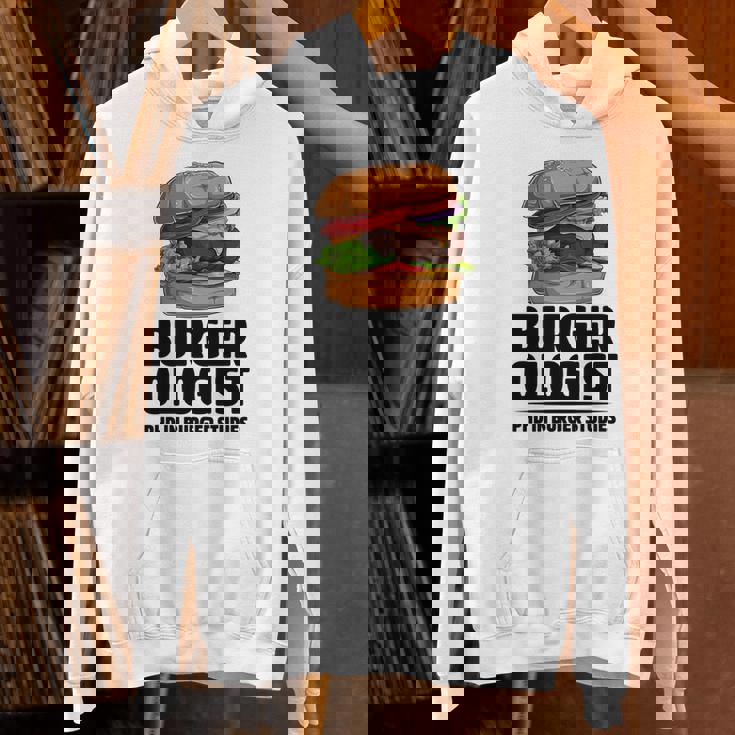 ハンバーガー研究 ハンバーガー 長袖tシャツ パーカー