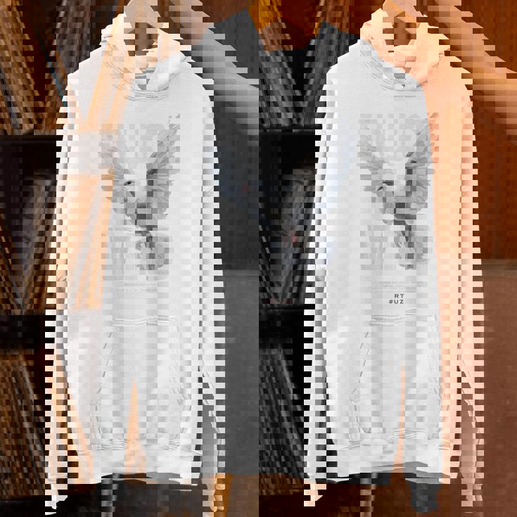 ヒップホップ Y2k Hip Hop レトロ ビンテージ アーバン バックプリント ストリートウェア ホワイトピジョン パーカー