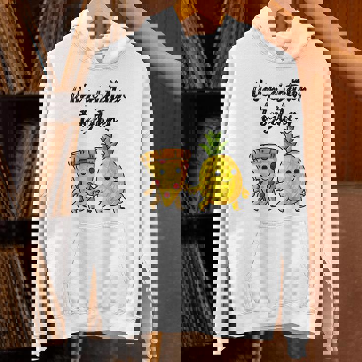 ピザハワイパイナップルピザイートピザ＆パイナップル パーカー