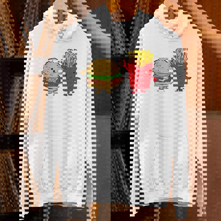 フライドポテト ハンバーガー チーズバーガー 友達 ファストフード フライドポテト Hoodie