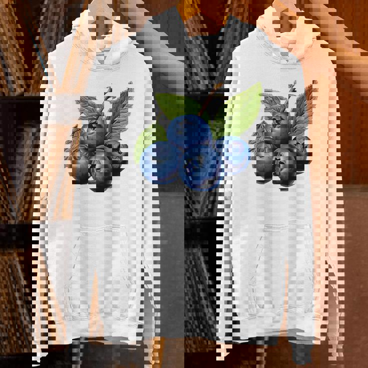 ブルーベリー愛好家のためのブルーベリーデザイン パーカー