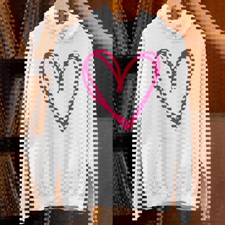 ホットピンクハート パーカー