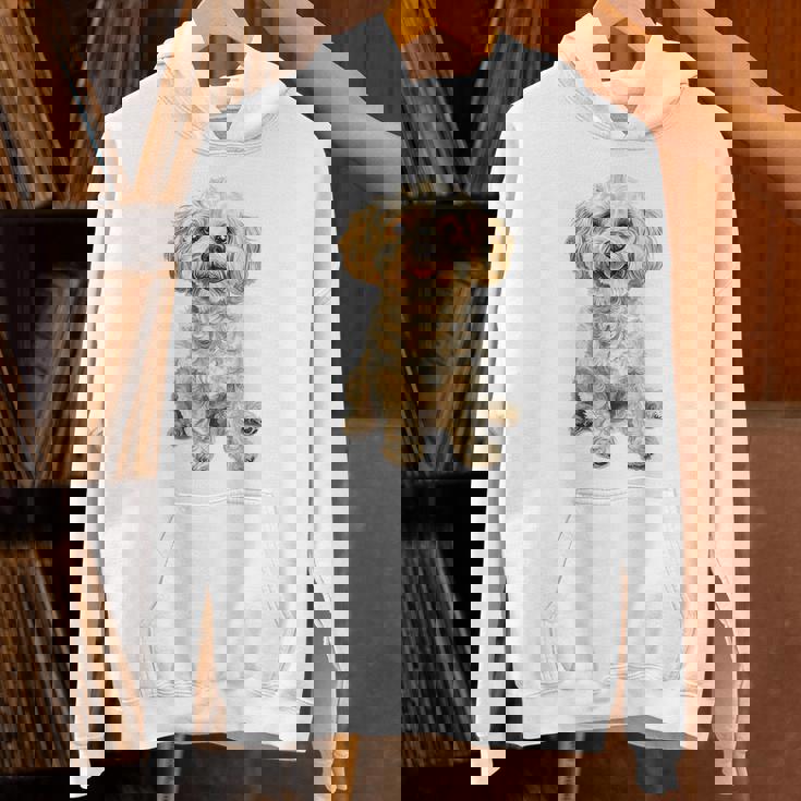 マルチプー犬モチーフペットイラストマルチプー パーカー