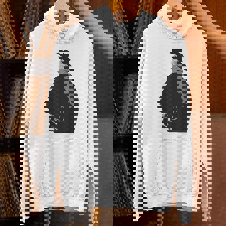 ミステリアスなクロークドクラシック紳士ヴィンテージノワールスタイル パーカー