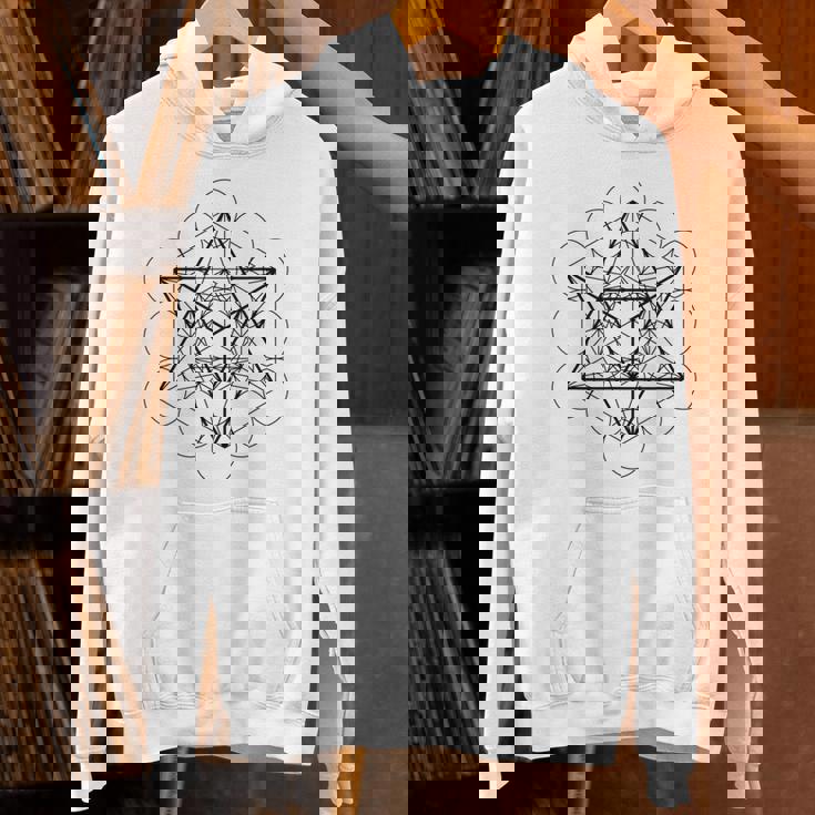 メタトロンキューブ マカバ（スターテトラヒドロン）神聖幾何学 Hoodie