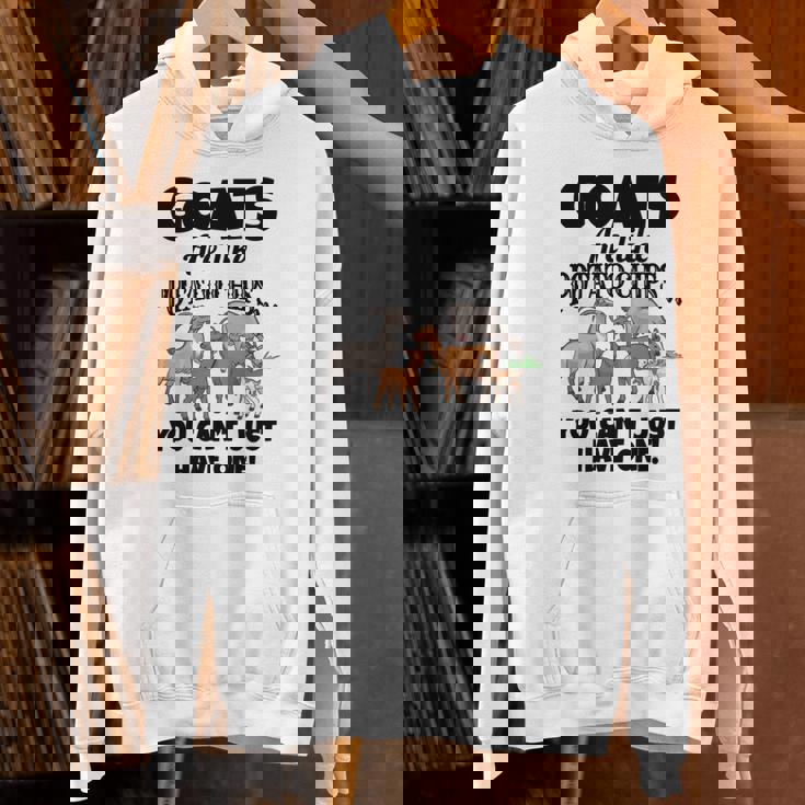 ヤギの恋人たちのためのヤギシャツ 農場アパレル ミームパンファニーヤギ 長袖tシャツ パーカー