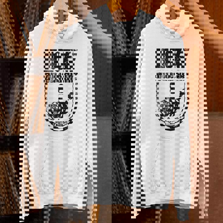 ラッキーボウリングシャツはボウラーのための面白い引用を洗わないでください Hoodie