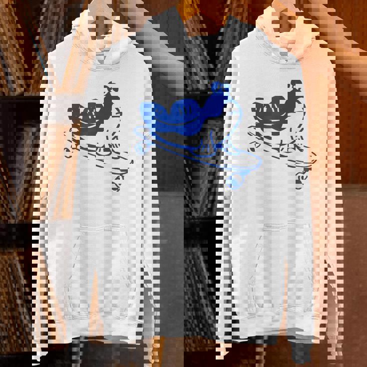 ロングボードライダーのためのミニマルアート。ボード上のマッドスキッパー。 パーカー