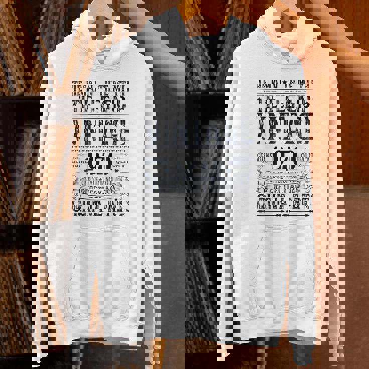 ヴィンテージ 1970 男性用 レトロ 面白い 1970 誕生日 パーカー