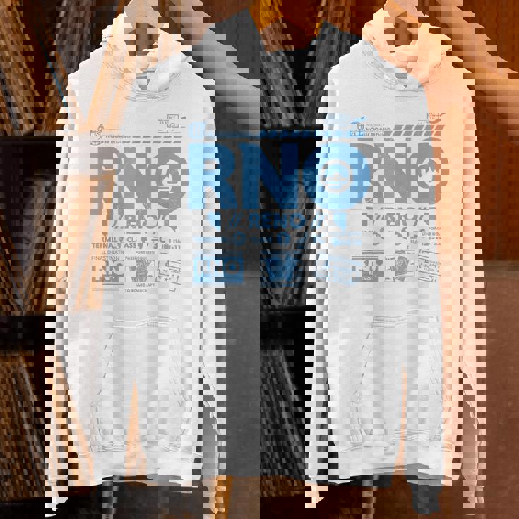 ヴィンテージ リノ Rno 空港コード トラベル デイ レトロ タグ ネバダ パーカー