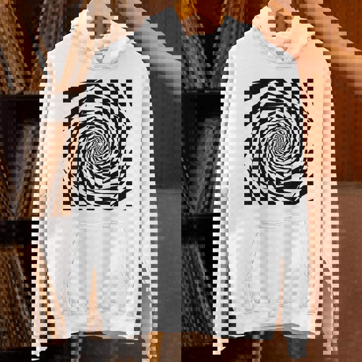 催眠術師 ヒプノシス グラフィック 目の錯覚 トリッピー スパイラル 幾何学模様 Hoodie