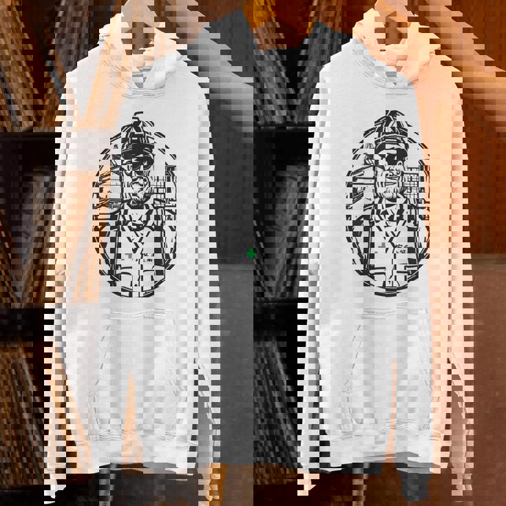 安全に働くおじさん 安全第一 作業員 パーカー