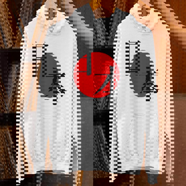 日の丸日本 国旗 ワンポイント パーカー