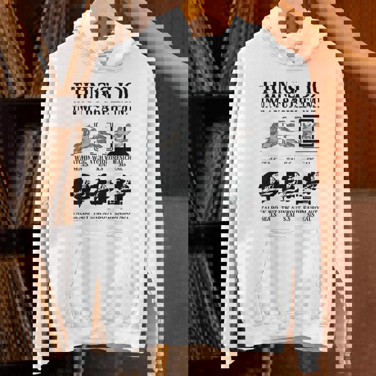 暇つぶし アザラシ 海 シーライフ かわいい 海 動物好き パーカー