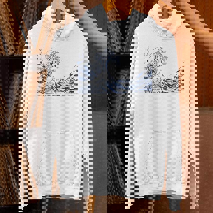 有名ヴィンテージアート グレートウェーブ 葛飾北斎 おしゃれ Hoodie