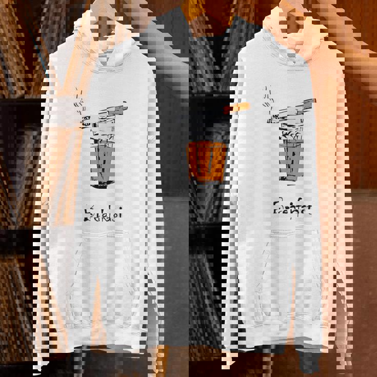 朝食タバコとウイスキー、面白いtシャツギフト。 パーカー