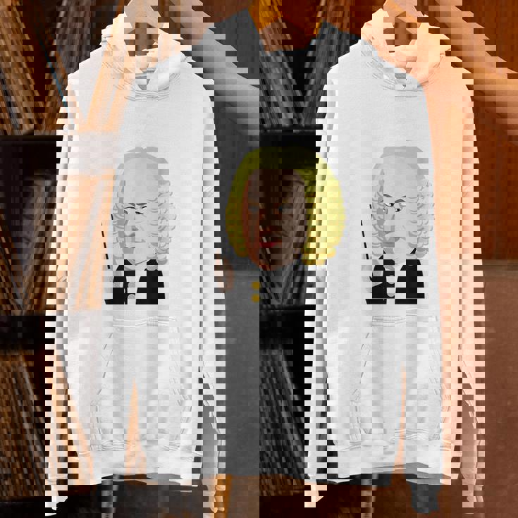 楽しい音楽コンダクターシャツ クールバッハ クラシカル音楽作曲家 パーカー