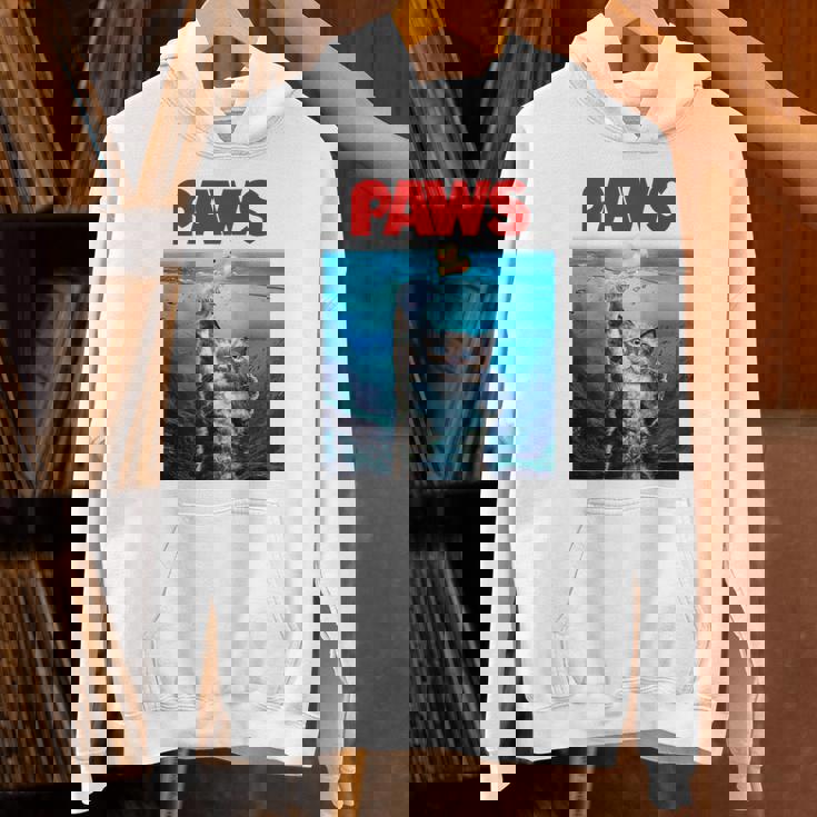 猫 ねこ 海 Paws アヒル パーカー