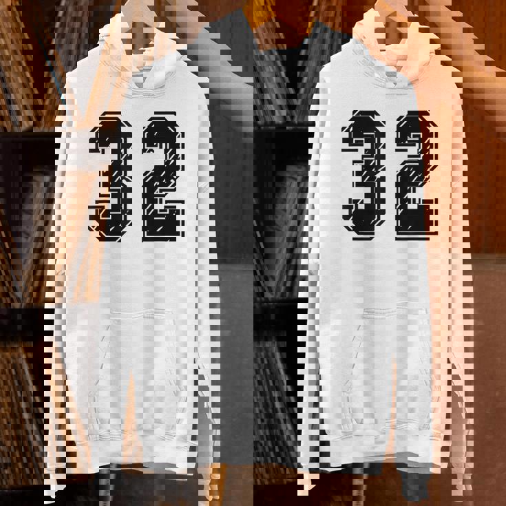 背番号 32 チーム短大スポーツ背番号付きユニフォーム パーカー