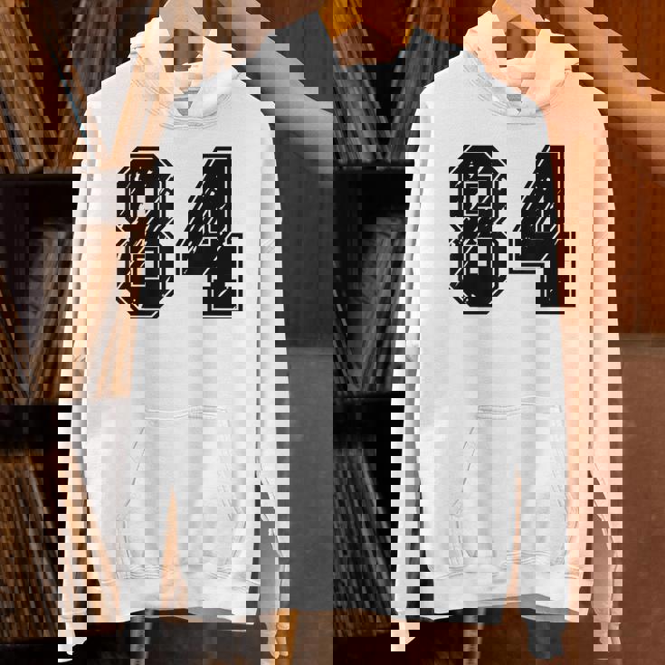 背番号 84 チーム短大スポーツ背番号付きユニフォーム パーカー