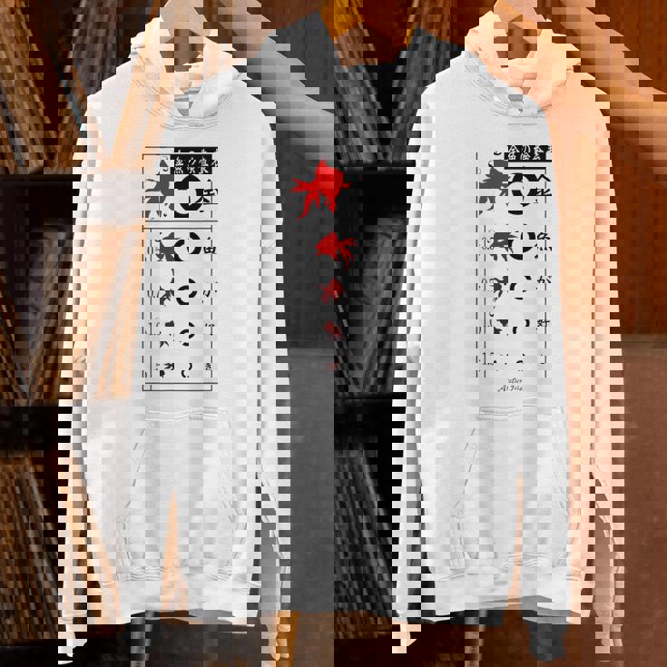 視力検査 おもしろ デザイン 金魚 パーカー