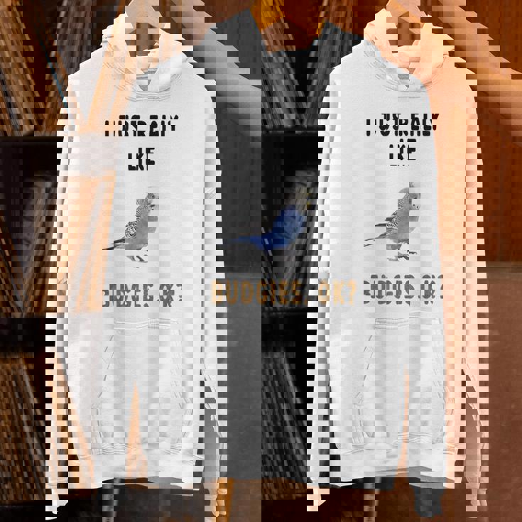 青いセキセイインコ、面白いことわざ、楽しい、セキセイインコ Hoodie