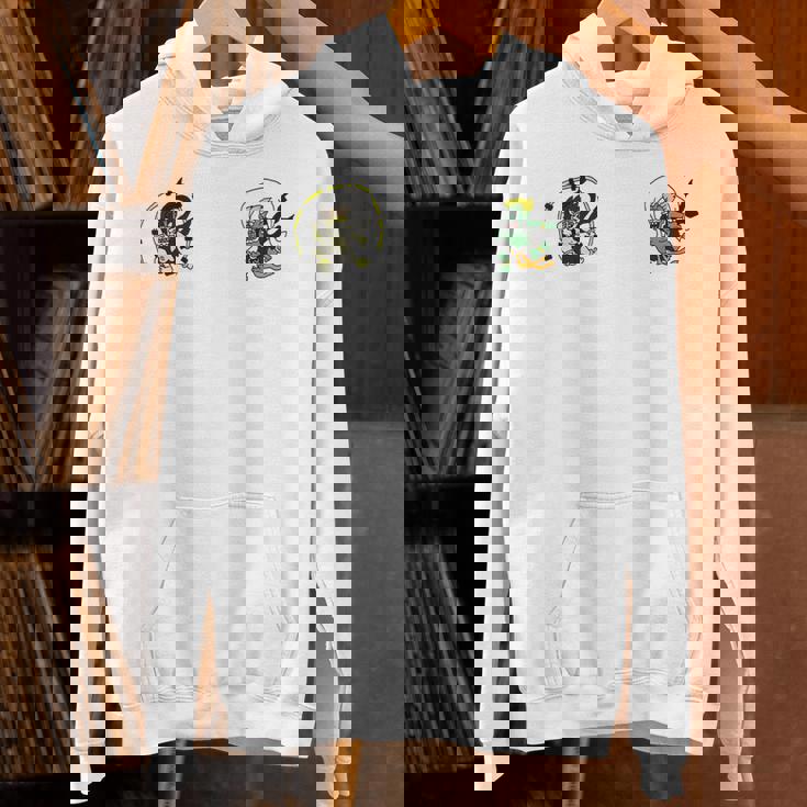 風神雷神 デフォルメ神キャラ ポップアートファッションデザイン 和風 Hoodie