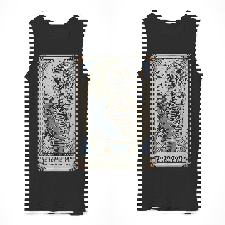 Frenchie Dog Mom Tarot Card French Bulldog Skeleton Mom Men Tank Top