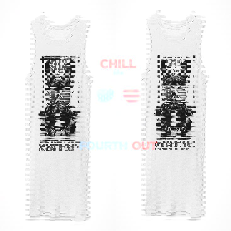 Chill The Fourth Out 4th Of July Cute French Bulldog Men Tank Top