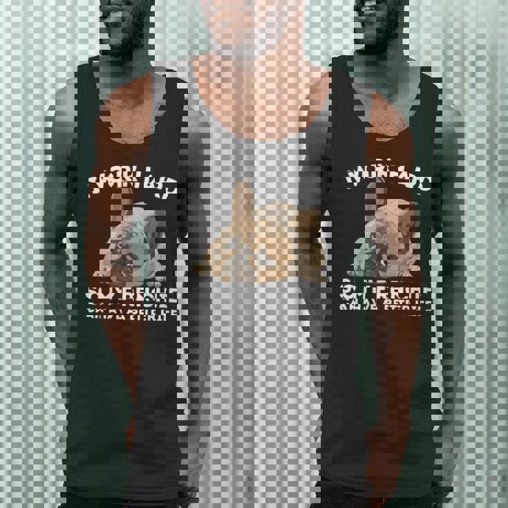 Frenchie Better Life French Bulldog Dog Lover Men Tank Top