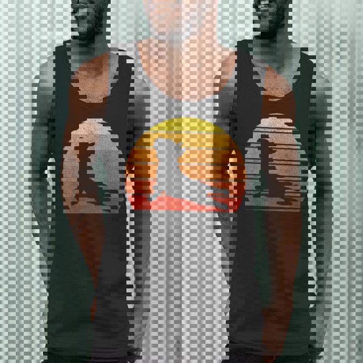 Retro Vintage French Bulldog Shirt Yoga French Bulldog Men Tank Top