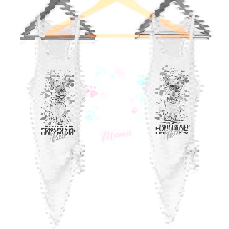 French Bulldog Mama Frenchie Dog Mom Flowy Tank