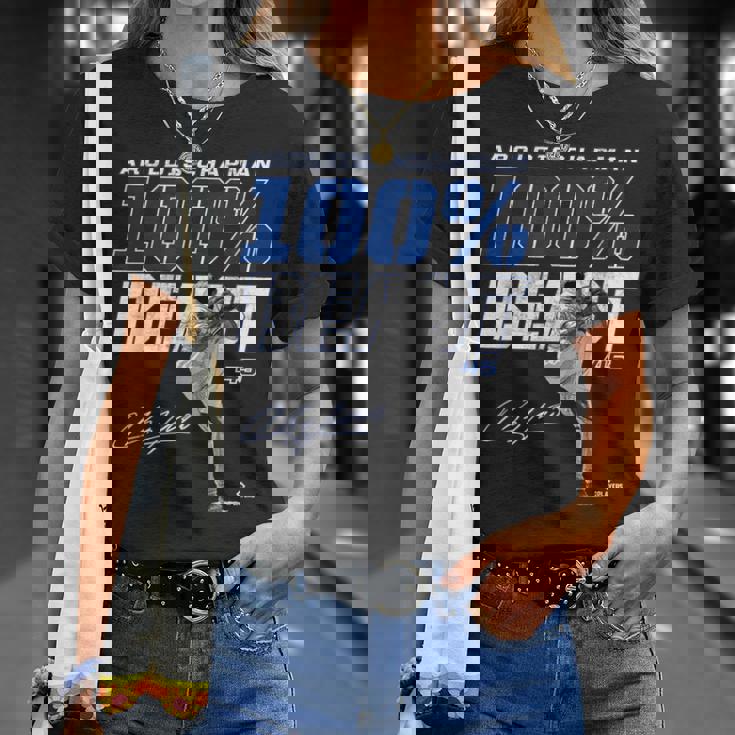 100 Beast Aroldis Chapman Texas Mlbpa Tシャツ 彼女への贈り物