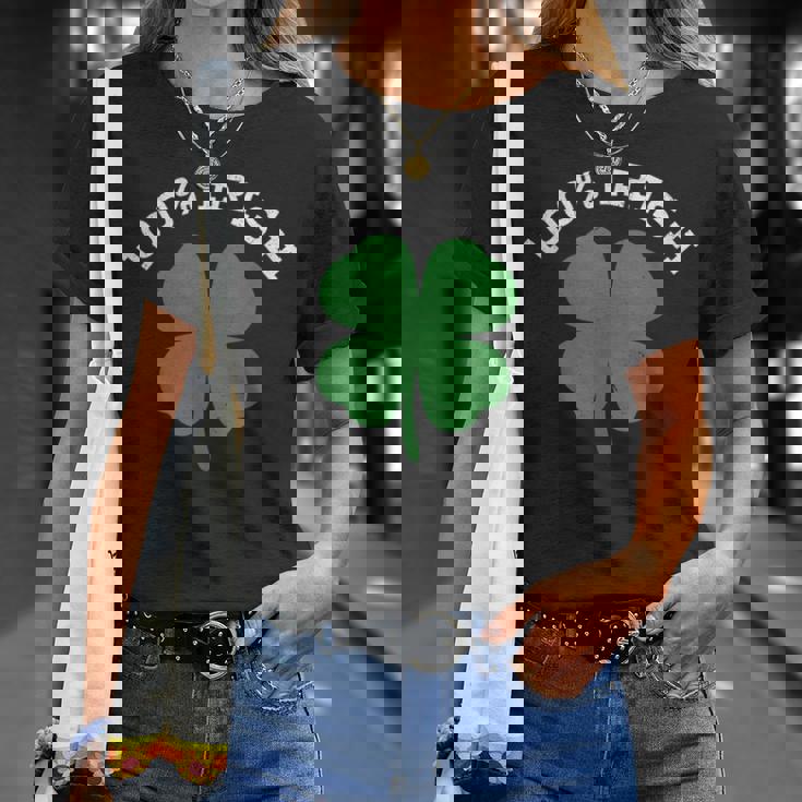 100アイルランド、グリーンシャムロック、アイルランドの遺産、聖パトリックの日 Tシャツ 彼女への贈り物