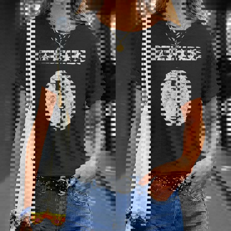 100年 バウハウス・スケール 1919年からのプロファイルデザイン ビンテージ Tシャツ 彼女への贈り物