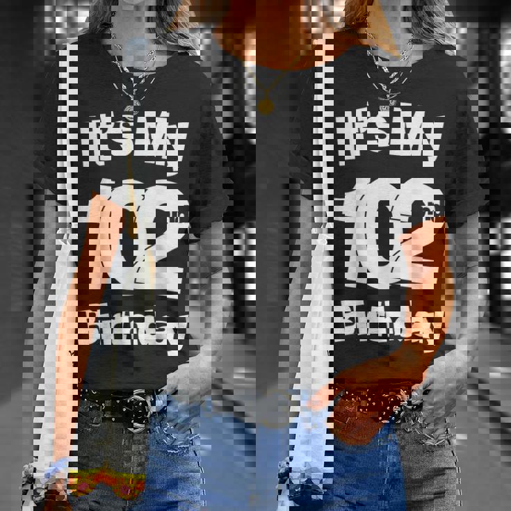 102歳の誕生日。It's My 102歳の誕生日 102歳の誕生日 Tシャツ 彼女への贈り物