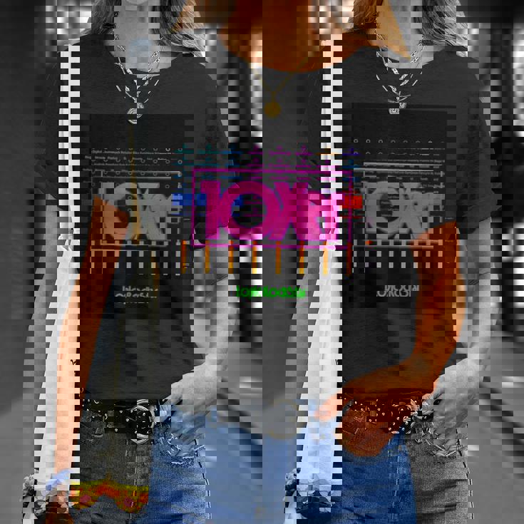 10Xer クール オリジナルアートワーク ロックスター エレクトロニック バンド Tシャツ 彼女への贈り物