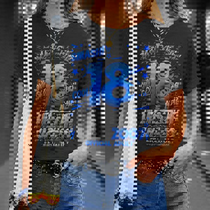 18歳の男の子向け公式成人向けギフト 18歳の誕生日 男の子向け Tシャツ 彼女への贈り物