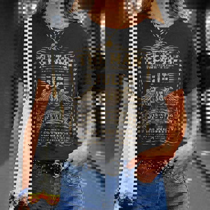 1945年7月 80歳の誕生日プレゼント 男性用 80歳 誕生日 Tシャツ 彼女への贈り物