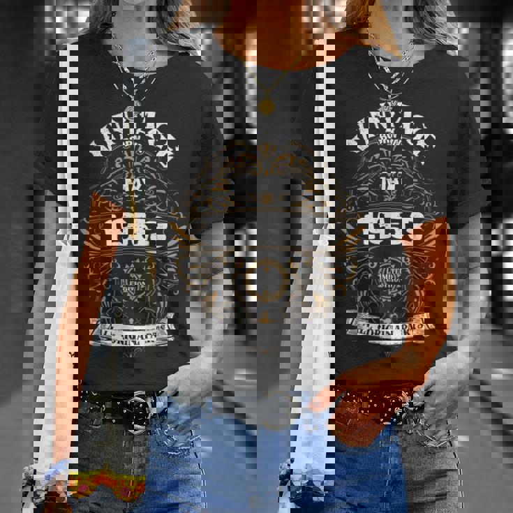 1953年5月生まれ オリジナルパーツ ヴィンテージ 5月の誕生日 Tシャツ 彼女への贈り物