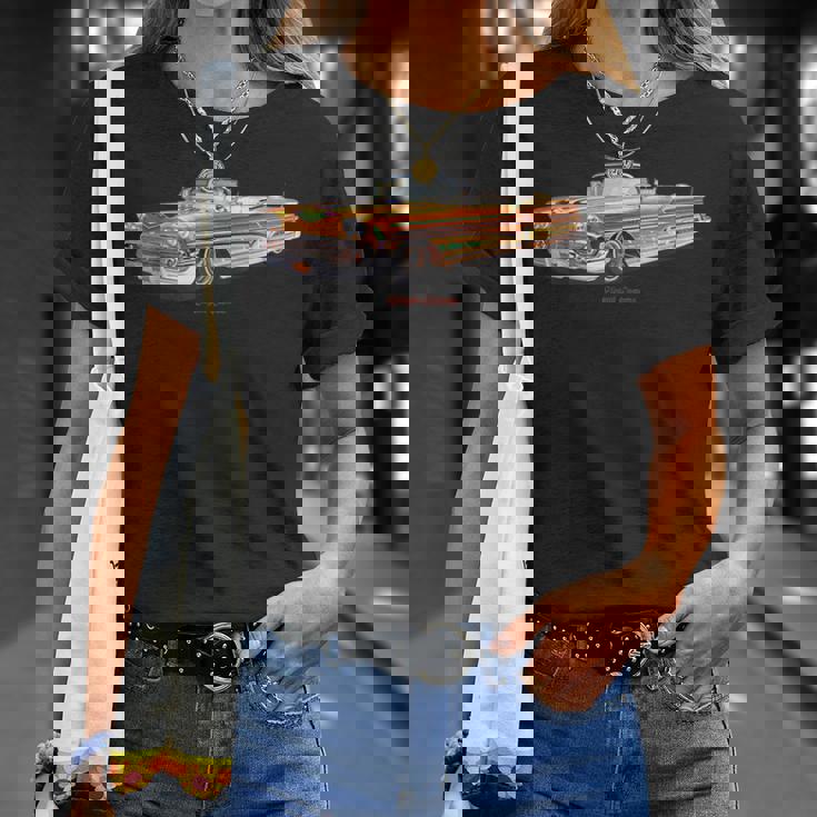 1958 インパラ ファイナルスコア ローライダー Kustom リードそり ホットロッド Tシャツ 彼女への贈り物