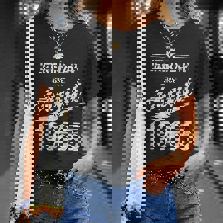1965年8月に生まれた60歳の60歳のヴィンテージ Tシャツ 彼女への贈り物