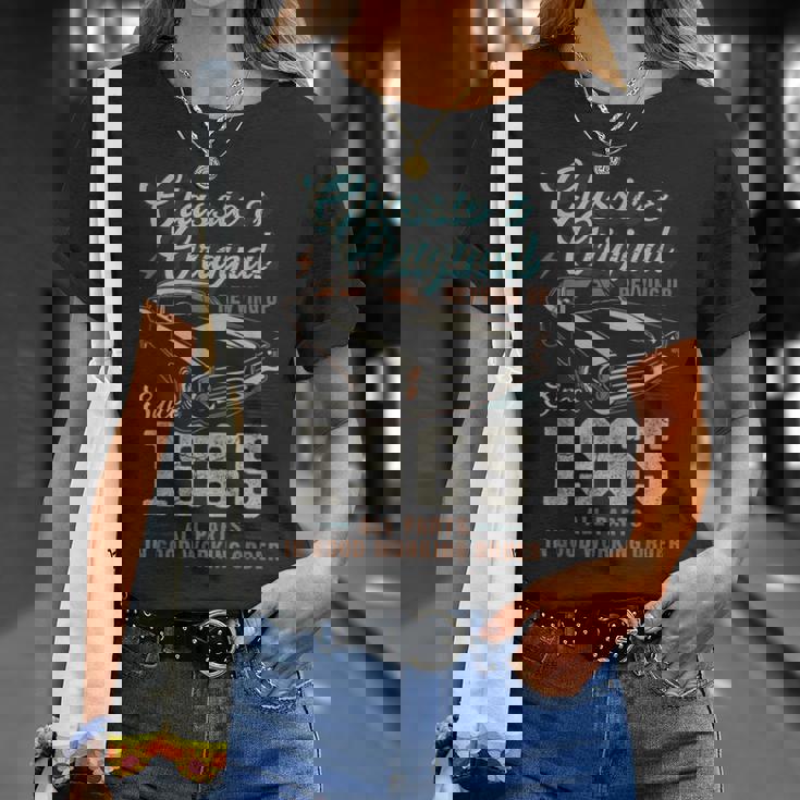 1965年生まれ ヴィンテージカー 60歳の誕生日 Tシャツ 彼女への贈り物