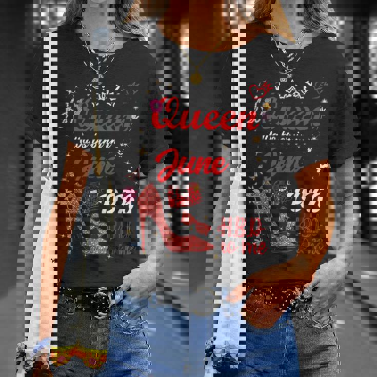 1976年6月 誕生日 この女王は1976年6月に生まれました Tシャツ 彼女への贈り物